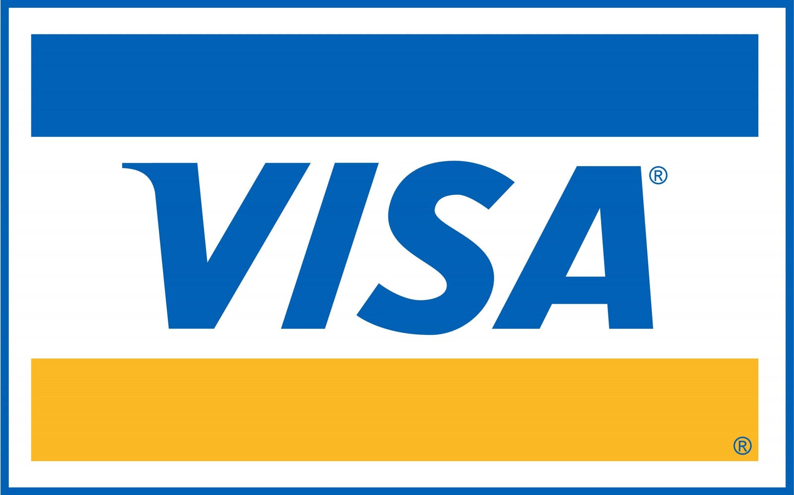 We accept Visa and major credit cards